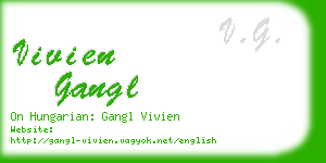 vivien gangl business card